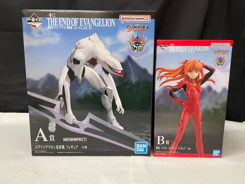 【中古】【未開封】【セット】A賞 エヴァンゲリオン量産機+B賞 アスカ「一番くじ 新世紀エヴァンゲリオン まごころを、君に」＜フィギュア＞（代引き不可）6545