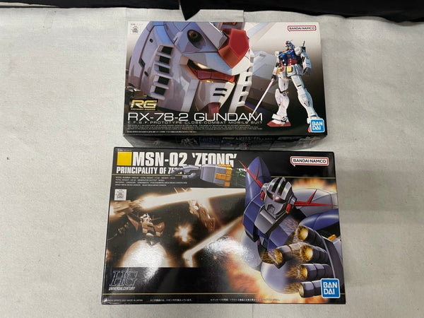 【中古】【未組立】【セット】1/144 RG RX-78-2 ガンダム+1/144 HGUC MSN-02 ジオング＜プラモデル＞（代引き不可）6545