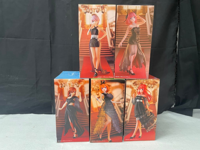 【中古】【未開封】 【セット】中野一花+中野二乃+中野三玖+中野四葉+中野五月「五等分の花嫁∬」 Kyunties＜フィギュア＞（代引き不可）6545