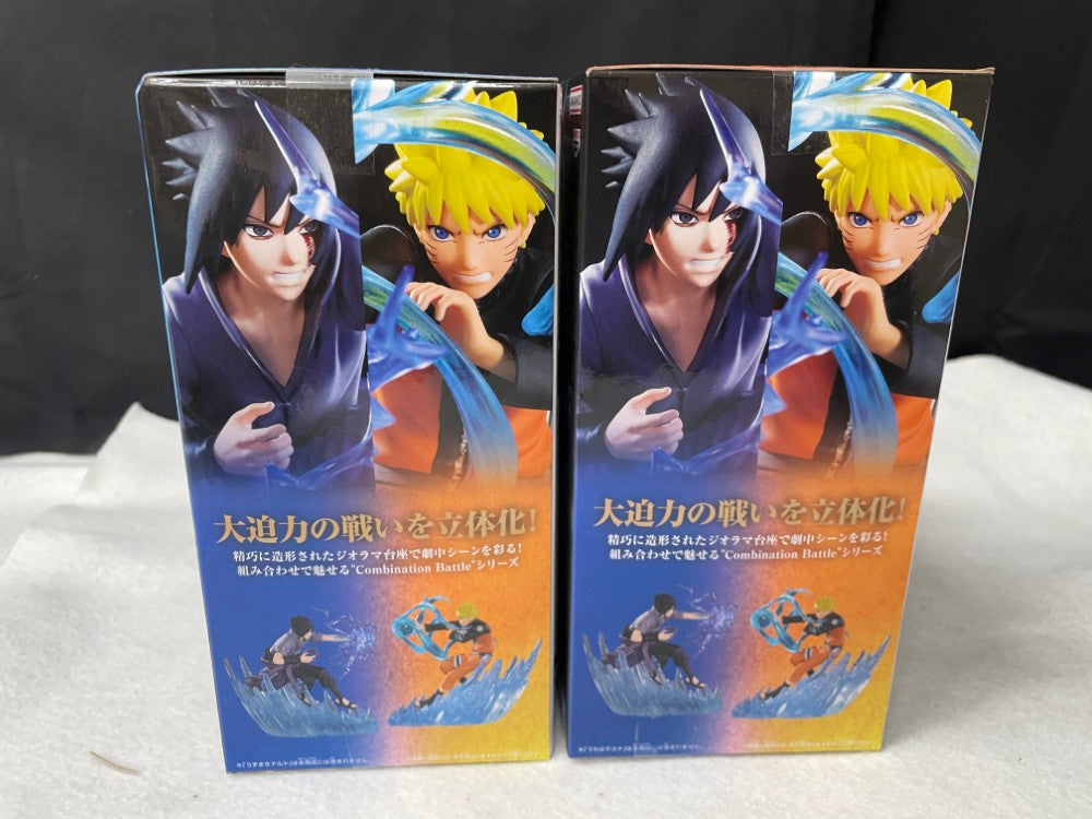 中古】【未開封】【セット】うずまきナルト+うちはサスケ「NARUTO