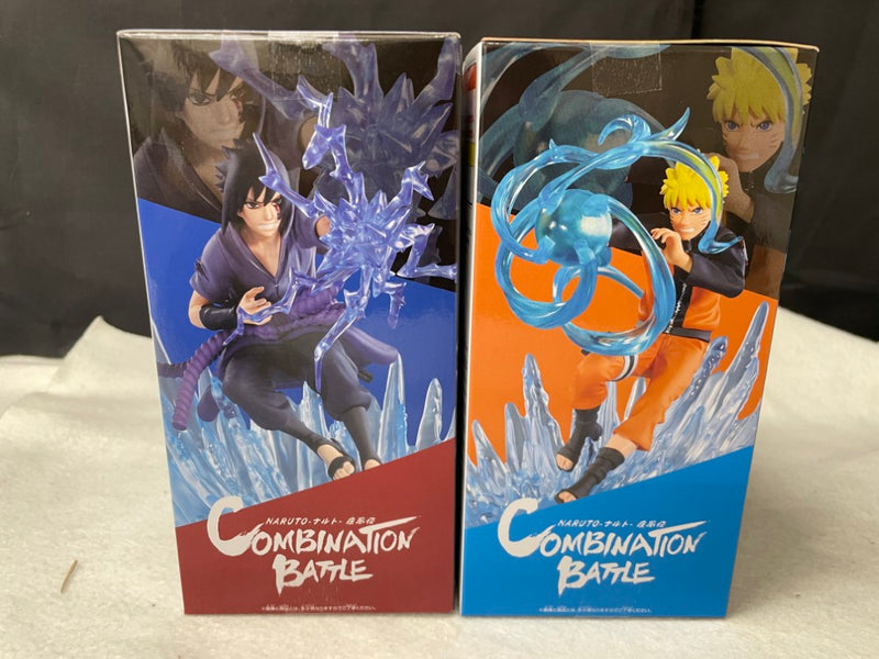 中古】【未開封】【セット】うずまきナルト+うちはサスケ「NARUTO