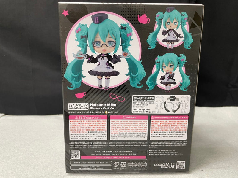 中古】【未開封】ねんどろいど 初音ミク めがね×カフェVer. 「グッスマ