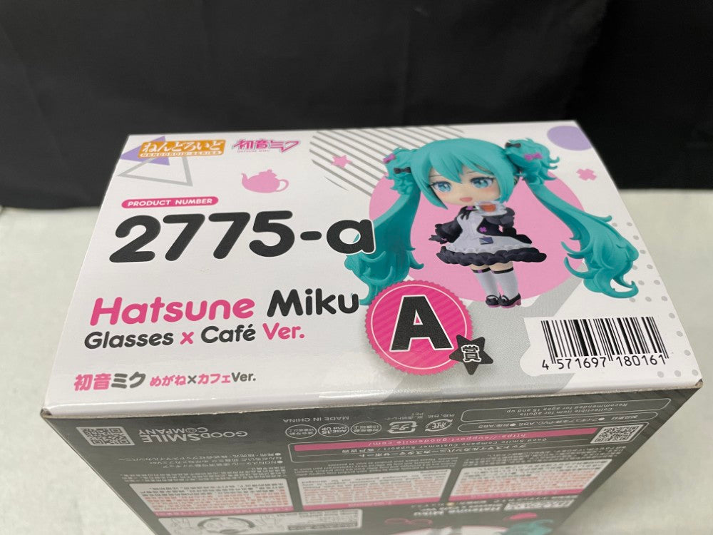 中古】【未開封】ねんどろいど 初音ミク めがね×カフェVer. 「グッスマ