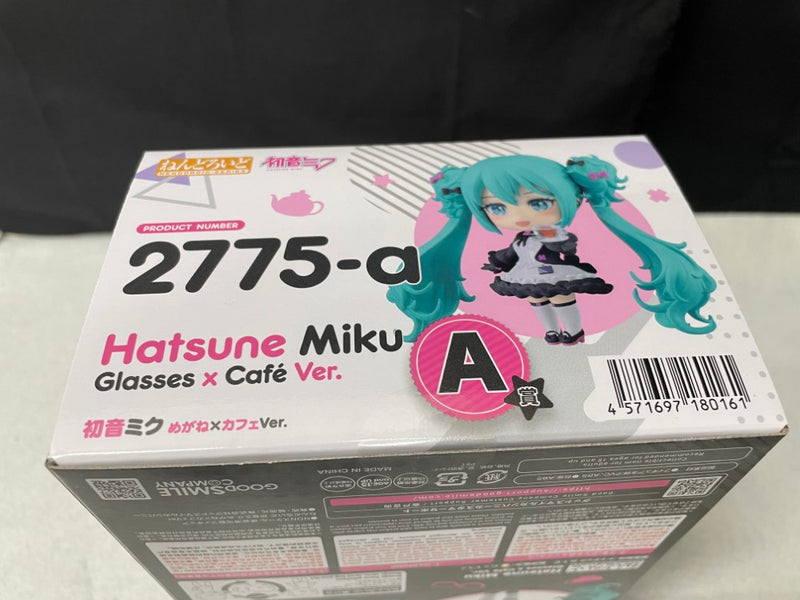 中古】【未開封】ねんどろいど 初音ミク めがね×カフェVer. 「グッスマ