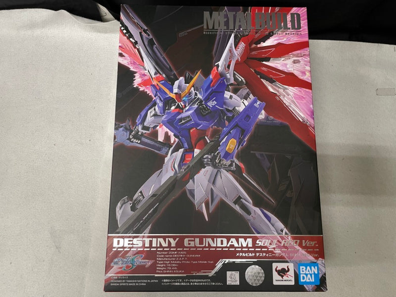 中古】【未開封】METAL BUILD デスティニーガンダム SOUL RED Ver 