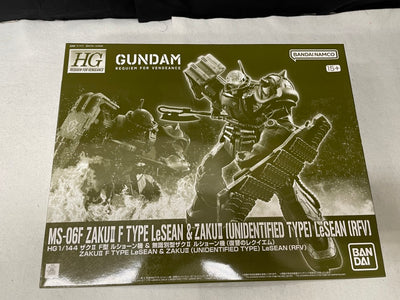 【中古】【未組立】1/144 HG ザクII F型 ルショーン機 ＆ 無識別型ザクII ルショーン機(復讐のレクイエム) ＜プラモデル...