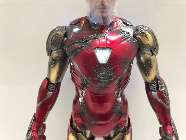 【中古】【開封品】ムービー・マスターピース ＤＩＥＣＡＳＴ『アベンジャーズ／エンドゲーム』1/6スケールフィギュア　 アイアンマン・マーク８５（バトルダメージ版）＜フィギュア＞（代引き不可）6546