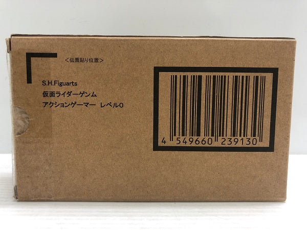 【中古】【開封品】S.H.Figuarts 仮面ライダーゲンム アクションゲーマー レベル0 「仮面ライダー エグゼイド」 魂ウェブ商店限定＜フィギュア＞（代引き不可）6546