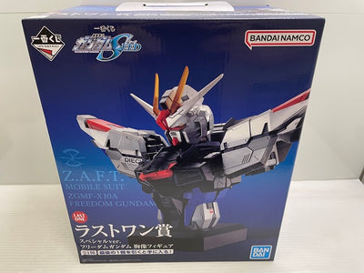 【中古】【未開封】フリーダムガンダム 「一番くじ 機動戦士ガンダムSEED」 ラストワン賞 胸像フィギュア スペシャルver.＜フィギ...