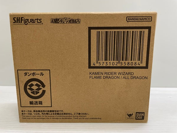 【中古】【開封品】S.H.Figuarts（真骨彫製法） 仮面ライダーウィザード フレイムドラゴン／オールドラゴン＜フィギュア＞（代引き不可）6546