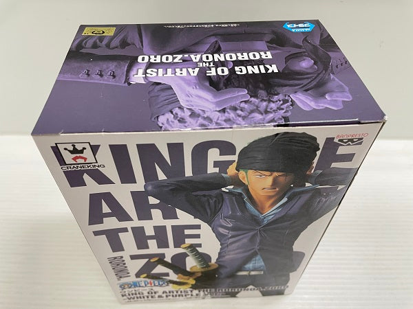 【中古】【未開封】ロロノア・ゾロ(パープル) 「ワンピース」 KING OF ARTIST THE RORONOA.ZORO-WHITE＆PURPLE ver.-＜フィギュア＞（代引き不可）6546