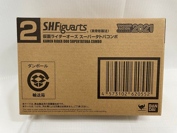 【中古】【輸送箱未開封】S.H.Figuarts(真骨彫製法) 仮面ライダーオーズ スーパータトバ コンボ＜フィギュア＞（代引き不可）6546