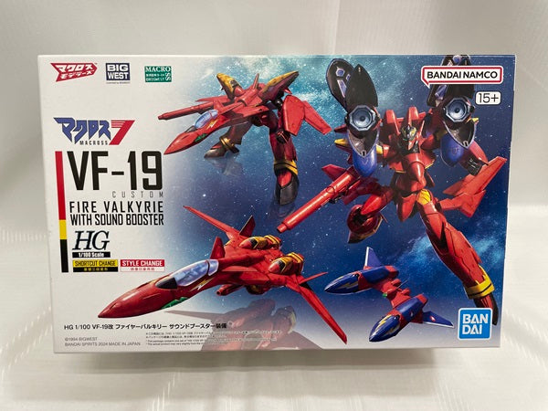 【中古】【未組立】HG 1/100 VF-19改 ファイヤーバルキリー サウンドブースター装備＜プラモデル＞（代引き不可）6546