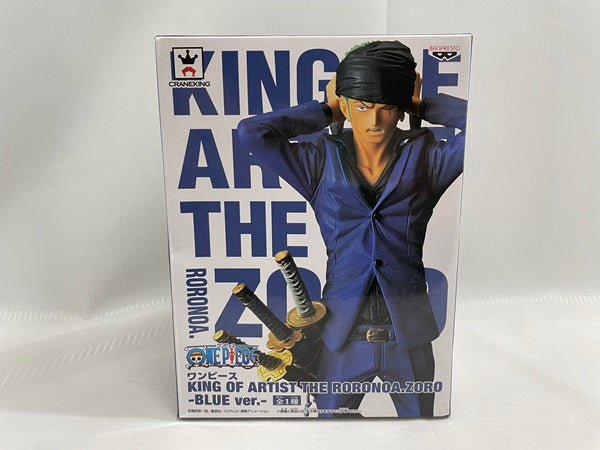 【中古】【開封品】ワンピース KING OF ARTIST THE RORONOA.ZORO-BLUE ver.-＜フィギュア＞（代引き不可）6546