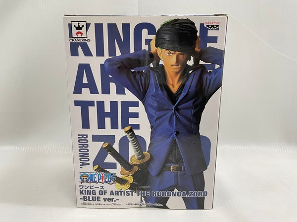 【中古】【開封品】ワンピース KING OF ARTIST THE RORONOA.ZORO-BLUE ver.-＜フィギュア＞（代引き不可）6546