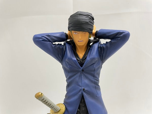 【中古】【開封品】ワンピース KING OF ARTIST THE RORONOA.ZORO-BLUE ver.-＜フィギュア＞（代引き不可）6546