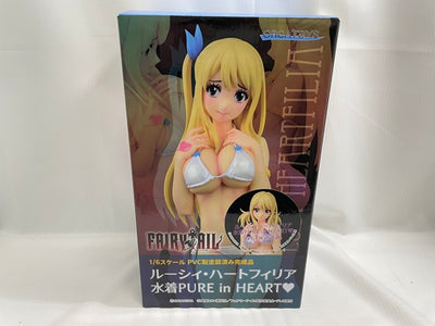 【中古】【開封品】FAIRY TAIL ルーシィ・ハートフィリア 水着PURE in HEART ver.Twin tail 1/6 ...