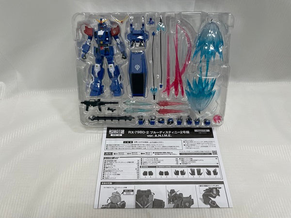 【中古】【開封品】ROBOT魂 〈SIDE MS〉 機動戦士ガンダム外伝 THE BLUE DESTINY RX-79BD-2 ブルーディスティニー2号機 ver. A.N.I.M.E.＜フィギュア＞（代引き不可）6546