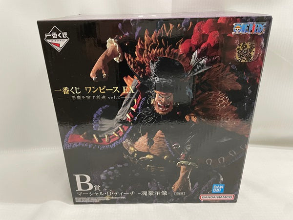 【中古】【未開封】一番くじ ワンピース EX 悪魔を宿す者達 vol.2　B賞 マーシャル・D・ティーチ -魂豪示像-＜フィギュア＞（代引き不可）6546