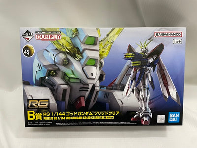 【中古】【未組立】一番くじ 機動戦士ガンダム ガンプラ 2024　B賞 RG 1/144 ゴッドガンダム ソリッドクリア＜プラモデル＞...