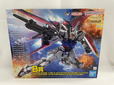 【中古】【未組立】2023 B賞 MASTER GRADE 1/100 エールストライクガンダム Ver.RM ソリッドクリア＜プラモ...