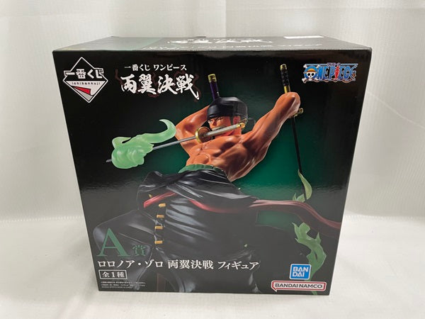 【中古】【未開封】一番くじ ワンピース 両翼決戦　A賞 ロロノア・ゾロ 両翼決戦＜フィギュア＞（代引き不可）6546