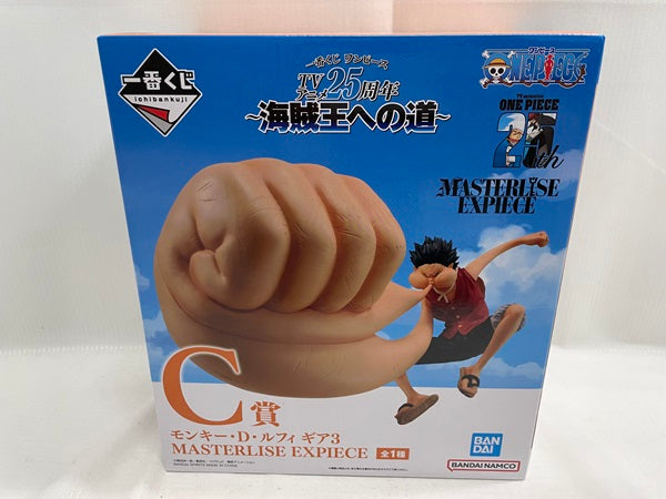 【中古】【未開封】一番くじ ワンピース 〜海賊王への道〜　C賞 モンキー・D・ルフィ ギア3 MASTERLISE EXPIECE＜フィギュア＞（代引き不可）6546