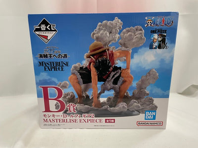 【中古】【未開封】一番くじ ワンピース〜海賊王への道〜　B賞 モンキー・D・ルフィ ギア2 MASTERLISE EXPIECE＜フィ...