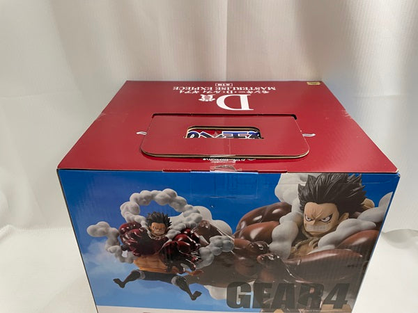 【中古】【未開封】一番くじ ワンピース 〜海賊王への道〜　D賞 モンキー・D・ルフィ ギア4 MASTERLISE EXPIECE＜フィギュア＞（代引き不可）6546