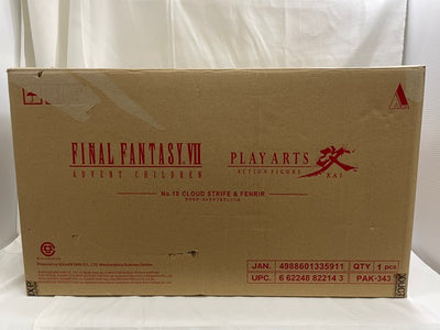 【中古】【開封品】PLAY ARTS改 クラウド・ストライフ＆フェンリル 「ファイナルファンタジーVII 」＜フィギュア＞（代引き不可...