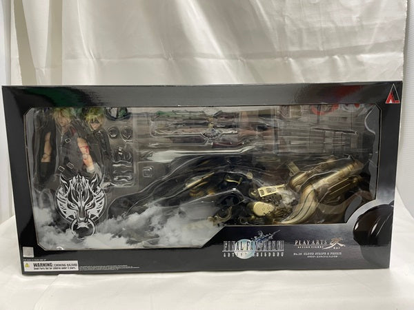 【中古】【開封品】PLAY ARTS改 クラウド・ストライフ＆フェンリル 「ファイナルファンタジーVII 」＜フィギュア＞（代引き不可）6546