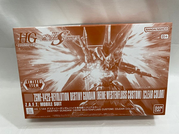 【中古】【未組立】デスティニーガンダム(ハイネ専用機) クリアカラーVer. 「機動戦士ガンダムSEED DESTINY」 ＜プラモデル＞（代引き不可）6546