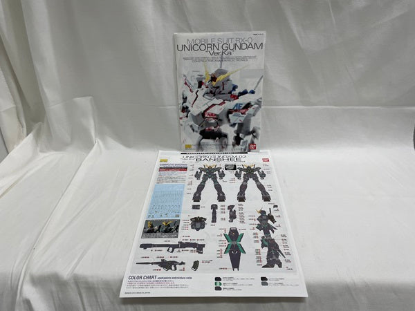 【中古】【未組立】1/100 MG 小説版ユニコーンガンダム2号機バンシィ Ver.Ka 最終決戦仕様 ＜プラモデル＞（代引き不可）6546