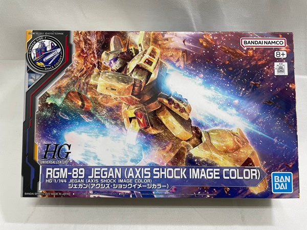 【中古】【未組立】1/144 HGUC RGM-89 ジェガン(アクシズ・ショックイメージカラー)＜プラモデル＞（代引き不可）6546