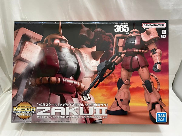 【中古】【未組立】1/48 MS-06S シャア専用ザク メガサイズモデル 「機動戦士ガンダム」＜プラモデル＞（代引き不可）6546