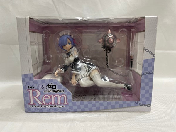 【中古】【開封品】Re:ゼロから始める異世界生活 レム 1/7スケール塗装済み完成品＜フィギュア＞（代引き不可）6546