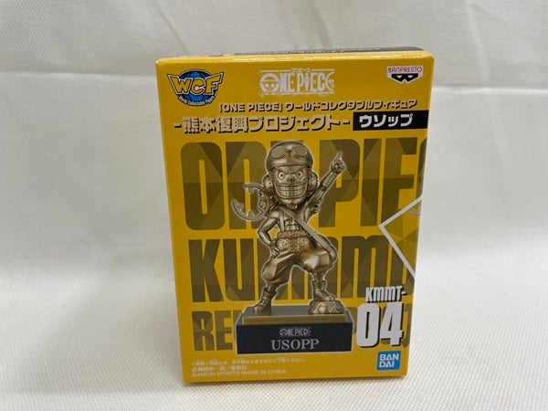 【中古】【開封品】ウソップ 「ワンピース」 ワールドコレクタブルフィギュア -熊本復興プロジェクト- 銅像ミニフィギュア＜フィギュア＞（代引き不可）6546
