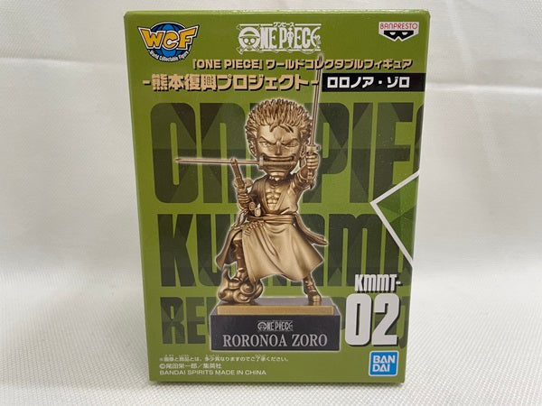 【中古】【開封品】ゾロ 「ワンピース」 ワールドコレクタブルフィギュア -熊本復興プロジェクト- 銅像ミニフィギュア＜フィギュア＞（代引き不可）6546