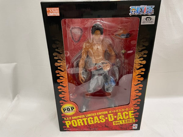 【中古】【開封品】ポートガス・D・エース Ver.1.5 ネット限定別注モデル Portrait.Of.Pirates ワンピース LIMITED EDITION＜フィギュア＞（代引き不可）6546