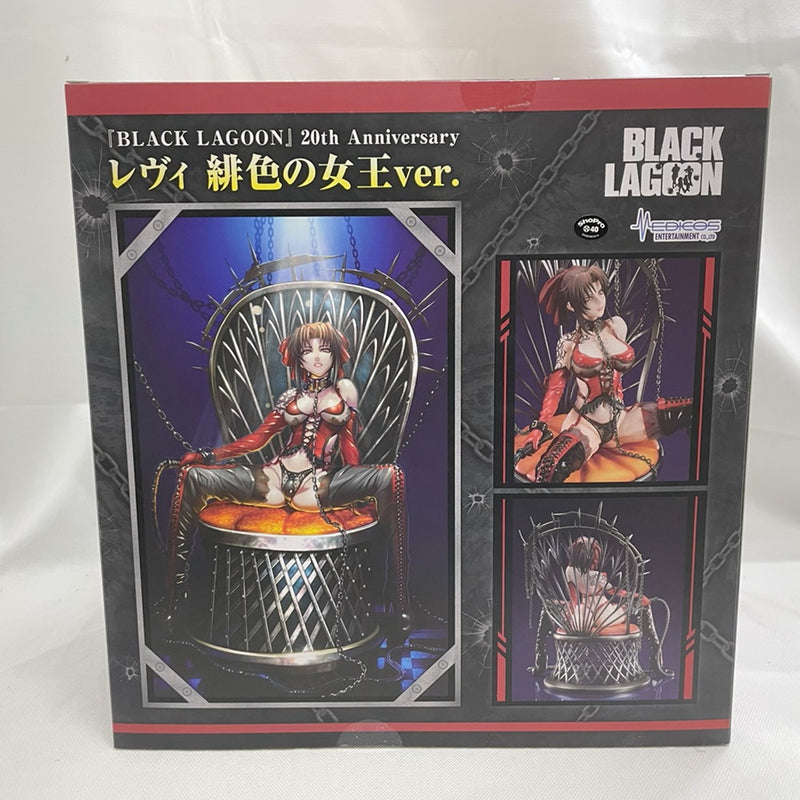 【中古】【未開封】『BLACK LAGOON』20th Anniversary レヴィ 緋色の女王ver. 1/7スケール塗装済み完成品＜フィギュア＞（代引き不可）6546
