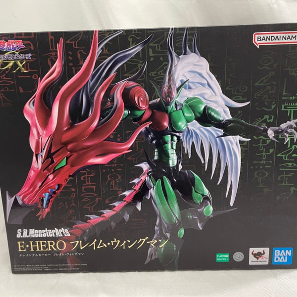 中古】【開封品】S.H.MonsterArts E・HERO フレイム・ウィングマン