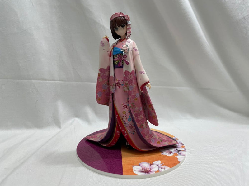 【中古】【開封品】加藤恵 和服ver. 「冴えない彼女の育てかた」 WAHOO! 1/8 ATBC-PVC製塗装済み完成品 ANIPLEX+限定＜フィギュア＞（代引き不可）6546