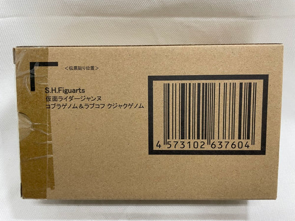 【中古】【輸送箱未開封】S.H.Figuarts 仮面ライダージャンヌ コブラゲノム＆ラブコフ クジャクゲノム ＜フィギュア＞（代引き不可）6546