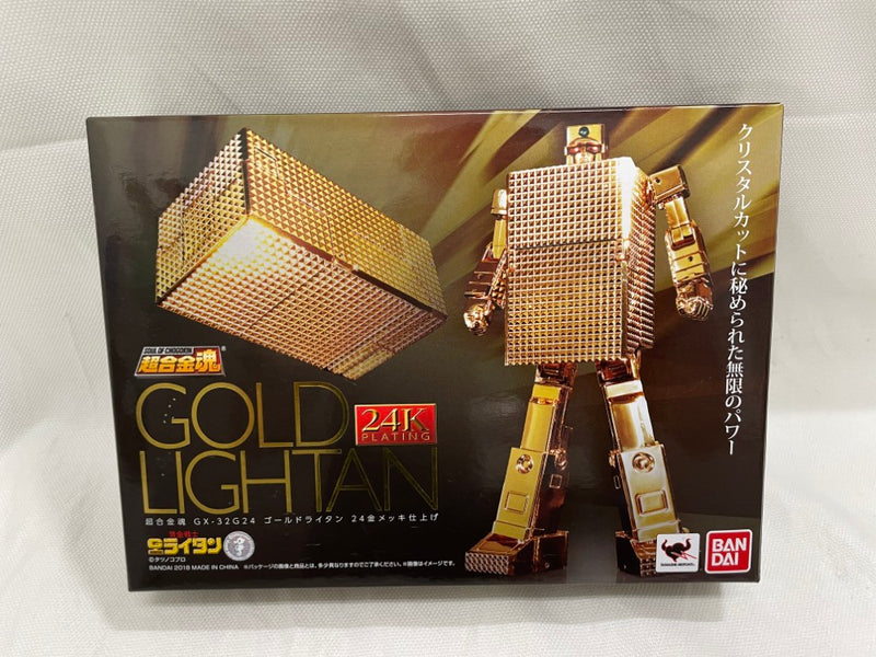 【中古】【開封品】超合金魂 GX-32R ゴールドライタン 24金メッキ仕上げ 「黄金戦士ゴールドライタン＜フィギュア＞（代引き不可）6546