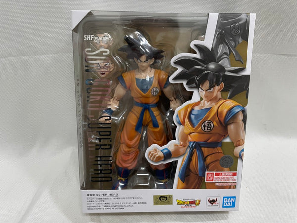 【中古】【開封品】S.H.Figuarts 孫悟空 SUPER HERO『ドラゴンボール超 スーパーヒーロー』(再販版)＜フィギュア＞（代引き不可）6546