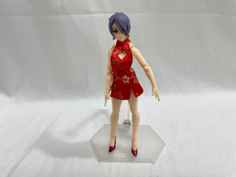 【中古】【開封品】figma 女性body（ミカ） with ミニスカートチャイナワンピコーデ 「figma Styles」＜フィギュア＞（代引き不可）6546
