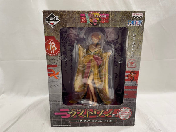 【中古】【未開封】ナミ 〜格別Ver.〜 「一番くじ ワンピース 咲き誇れ!艶色 麦わら絵巻」 ラストワン賞＜フィギュア＞（代引き不可）6546