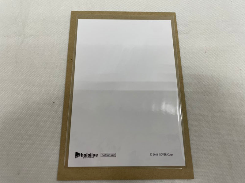 【中古】【開封品】hololive「大神ミオ活動4周年記念」大神ミオ 直筆サイン＆箔押し複製メッセージ入りポストカード＜コレクターズアイテム＞（代引き不可）6546
