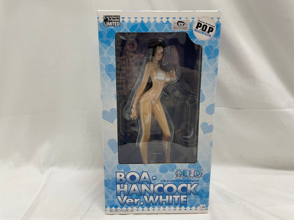 【中古】【未開封】エクセレントモデル Portrait.Of.Pirates LIMITED EDITION ハンコック Ver.WHITE（ホワイト） 1/8 完成品＜フィギュア＞（代引き不可）6546