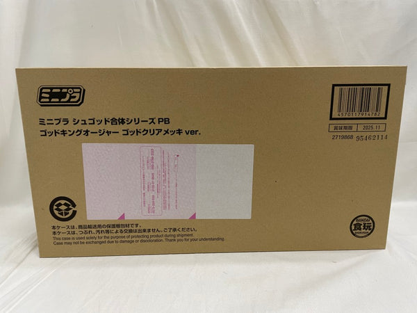 【中古】【輸送箱未開封】ミニプラ シュゴッド合体シリーズPB ゴッドキングオージャー ゴッドクリアメッキver.＜プラモデル＞（代引き不可）6546